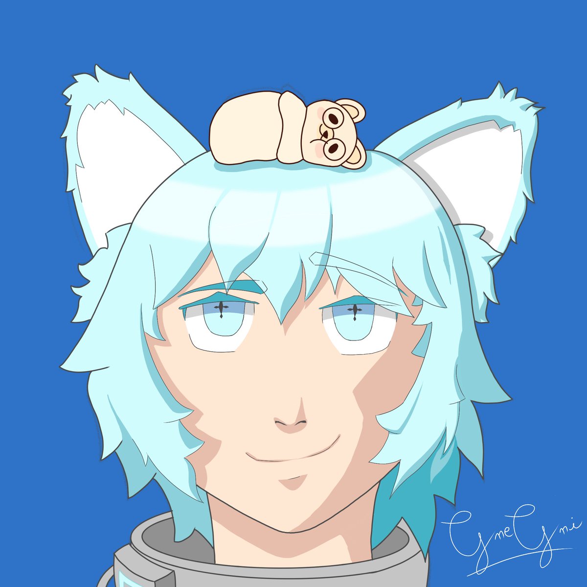 Fan art of <a href="/SnowHaell/">SnowHaell ❄️🫂 | CosyTuber</a> :3