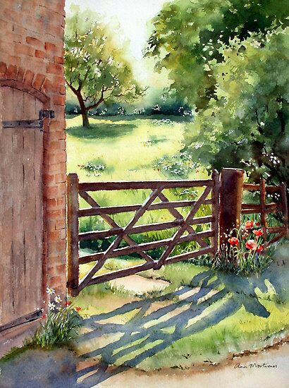 at the gate stood an undecided i
remembering unoiled hinges
holding her delicate hands over it
and the noise 
followed by quick footsteps
waking up a napping population

the memories still hang there
along with the aroma
from the garden

#SenseWrds 647
📷Pinterest