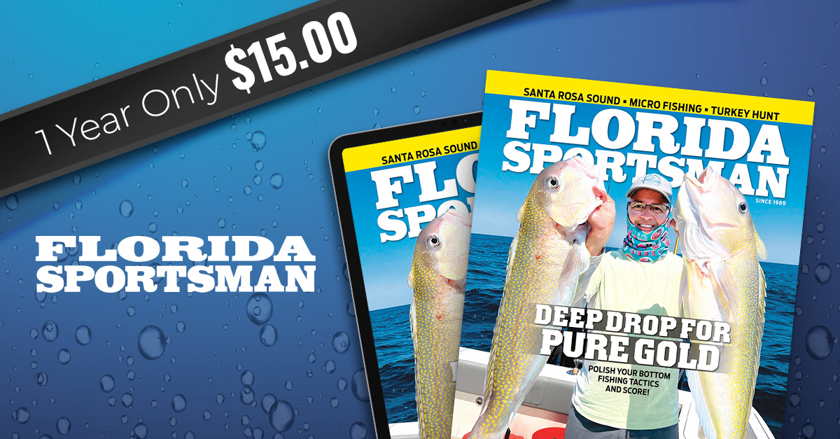 Time to tackle this new issue of Florida Sportsman! The go-to resource for fishing, boating, hunting, and more is here and stocked with how-to tips, the best gear and all outdoor recreation in Florida. Subscribe today and receive a year for only $15! bit.ly/3kx2ZhC