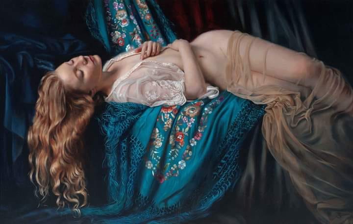 Chal Azul, Tina Spratt,
Tina Spratt es pintora figurativa britanica, nació en 1976.
#ModernArt #Art #TinaSpratt #RandomArt #BritishPainting #Painting #Artist #artoninstagram #arts #artworks #picture #Portait #figurative #realism