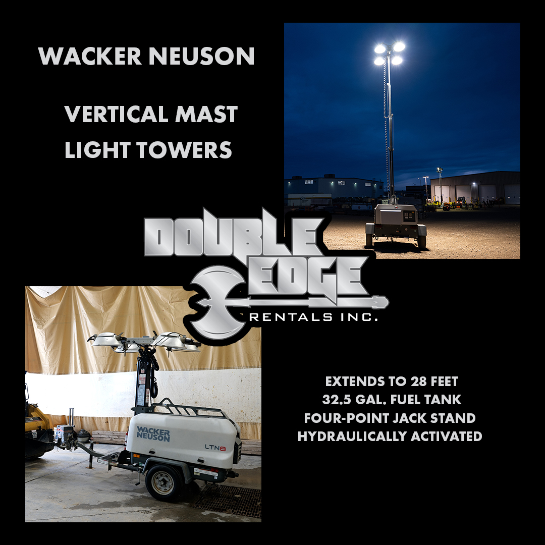 DoubleEdgeRents's tweet photo. Expand your work day and create a safer work area with light towers that provide superior lighting. 
Visit Double Edge Rentals for more info
 5801-63rd Ave
 (587) 217-7368 https://t.co/bgcpmFcLCU