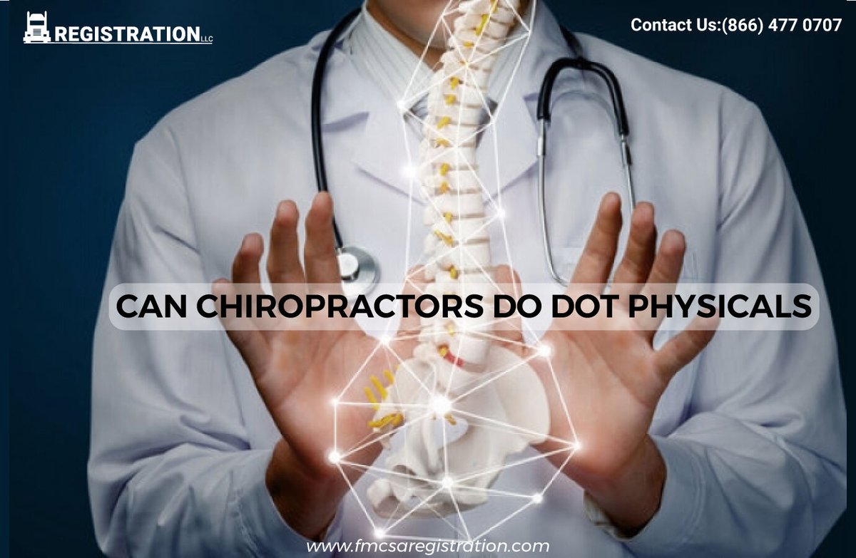 getUSDOTnumber's tweet photo. 🚛 Curious about chiropractors and DOT physicals? Uncover the facts here! Discover if chiropractors can conduct DOT physicals and stay informed on the road ahead. 🚚 #DOTPhysical #Chiropractors #TruckersInsight [https://t.co/agcjiKgJB0] https://t.co/7UljK5SBRr