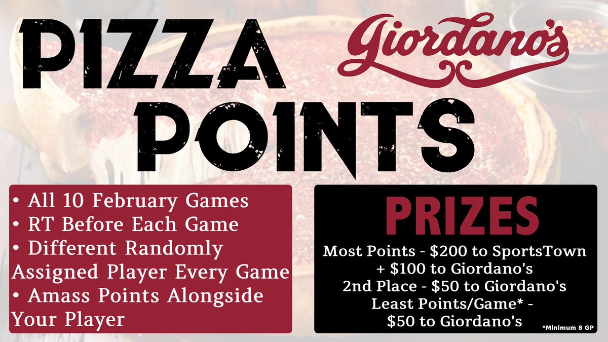 #PizzaPoints Game 6 is open for tonight's game!

RT now to enter and good luck!