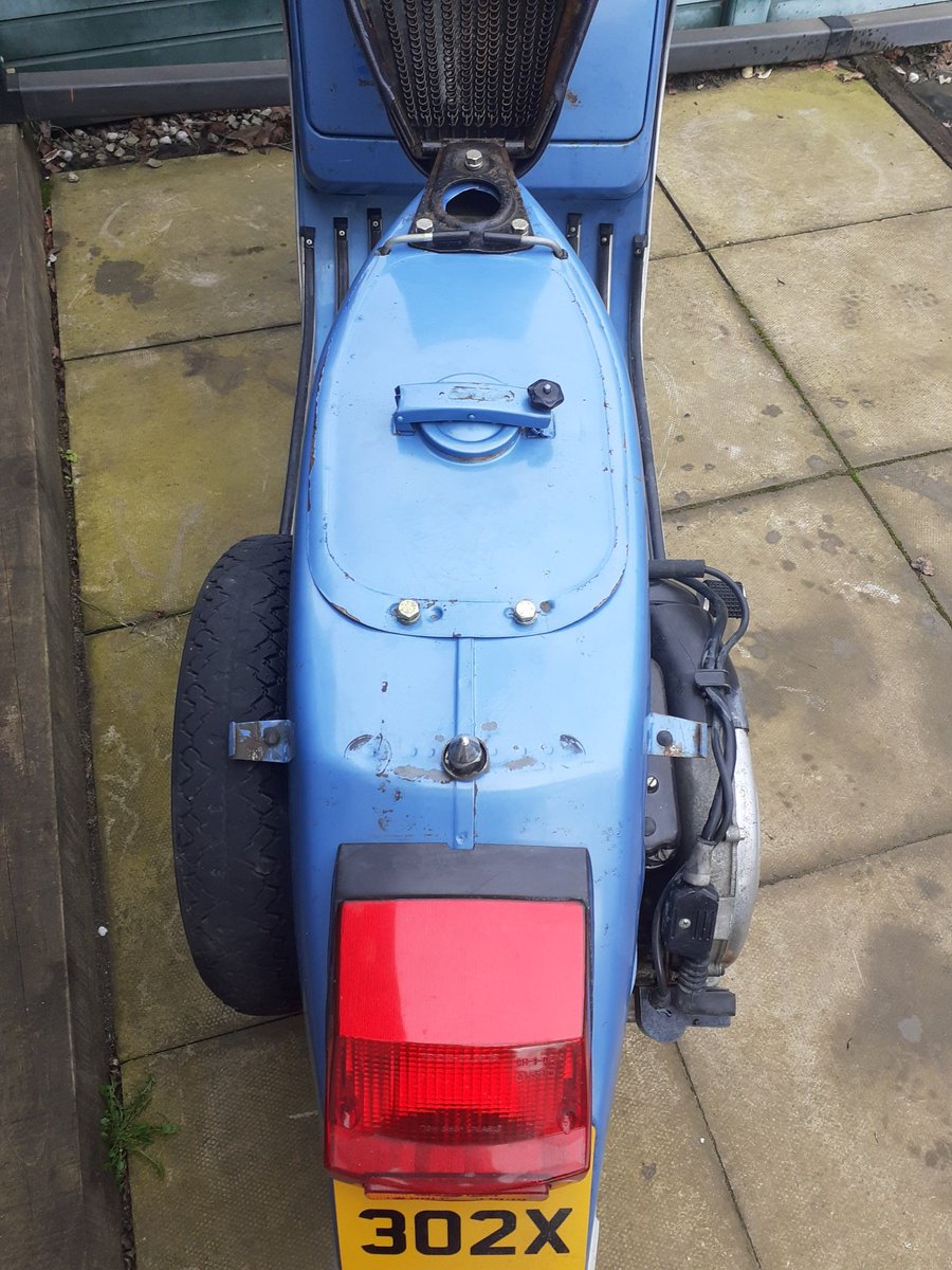 crcmotorcycles's tweet image. Anyone for this..
Vespa px 125 1982... £1995
V5 is here
Came into the country in 2015, Daughter has owned it since then.
Been parked up for a few years so it's time for it to go. Nice solid original thing. Could make a cracking bike.
Feel free to message if interested.