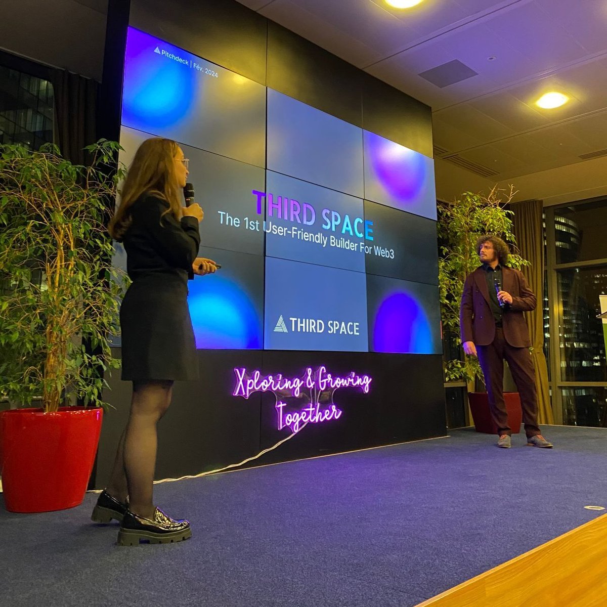 dAppzy (@dappzy_io) on Twitter photo GM 3S Lovers 👀
Last night our founders had the opportunity to participate in @Mazars #XFactory X <a href="/wiw3_community/">WIW3 - Women in Web3</a> Pitch Night ✨
We can't wait to share the exciting collaborations and articles about Third Space that are coming soon 🚀
#ThirdSpace #Web3 GM 3S Lovers 👀
Last night our founders had the opportunity to participate in @Mazars #XFactory X <a href="/wiw3_community/">WIW3 - Women in Web3</a> Pitch Night ✨
We can't wait to share the exciting collaborations and articles about Third Space that are coming soon 🚀
#ThirdSpace #Web3