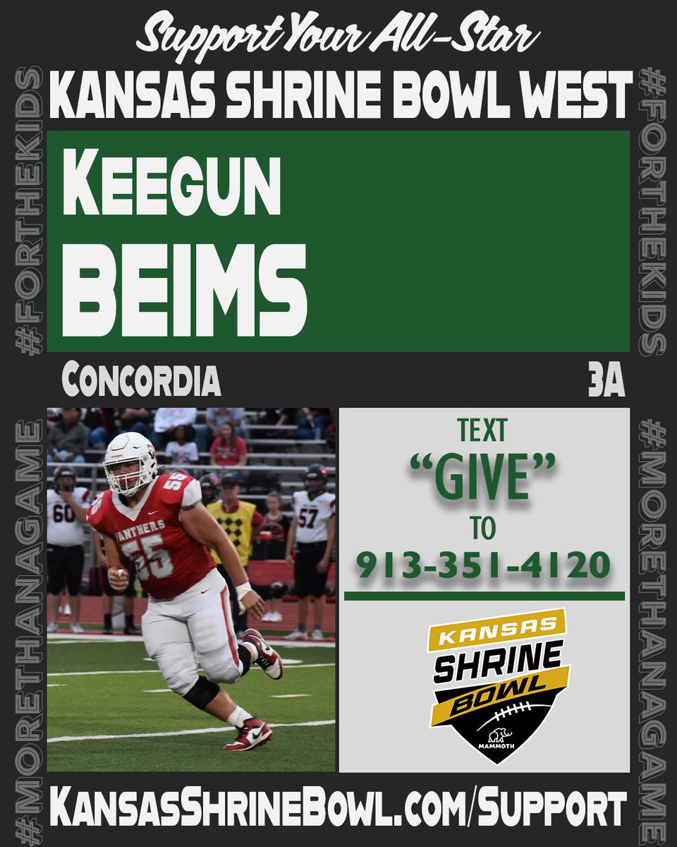 I have the honor of participating in the 51st shrine bowl. If you would like to donate and show your support please do! The donation goes to a great cause which is the Shriner organization.