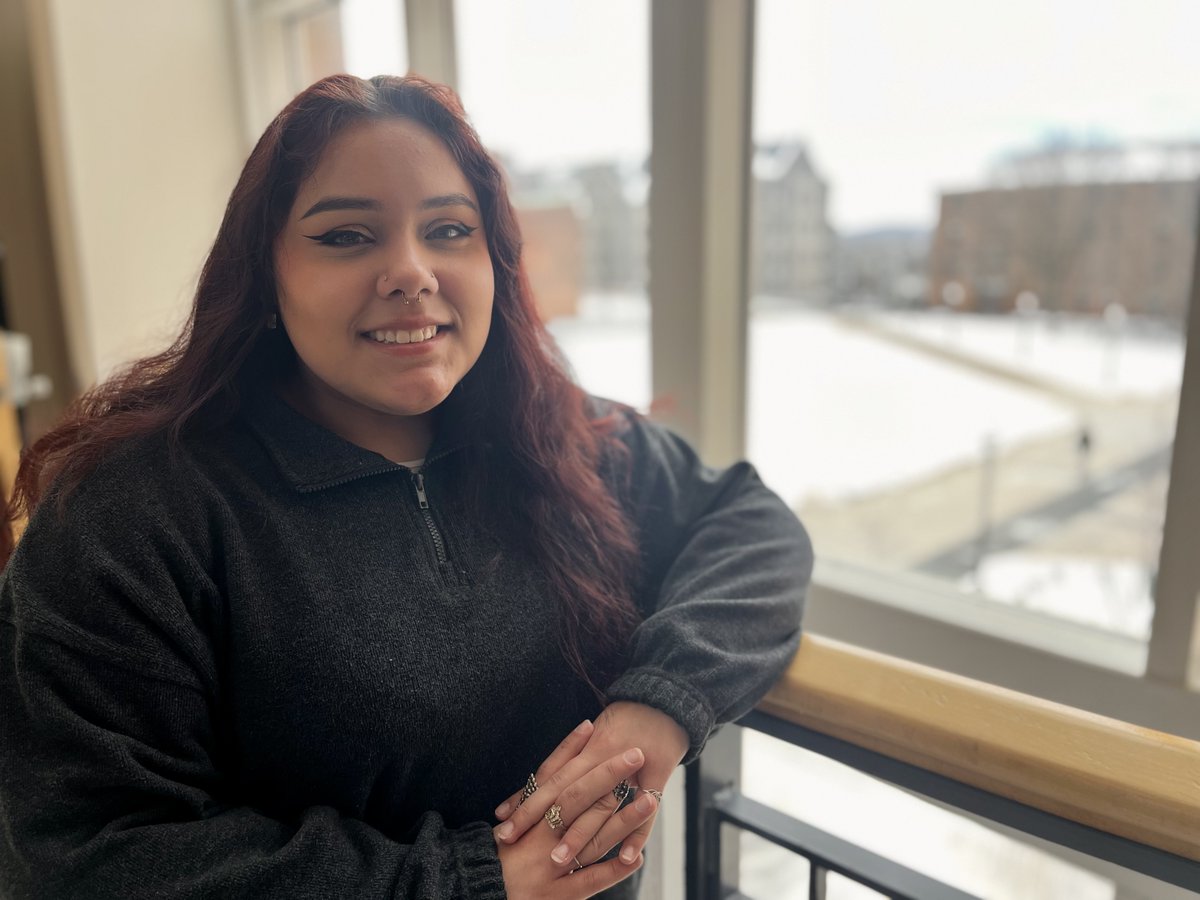 Nataly Lopez is studying creative writing and professional and technical writing, “because I want to show other introverts that they are not alone. If I can find my voice through writing, so can others.” Join her on IG Feb. 22. #WordsNPictures instagram.com/vt.english/