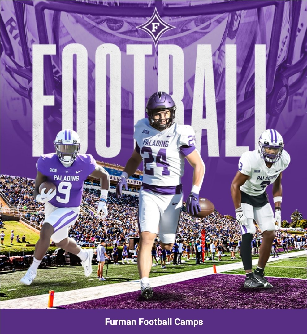 Thank you for the camp invite! <a href="/PaladinFootball/">Furman Football</a> <a href="/FUCoachHendrix/">Clay Hendrix</a> <a href="/DrewDudzik/">Drew Dudzik</a>