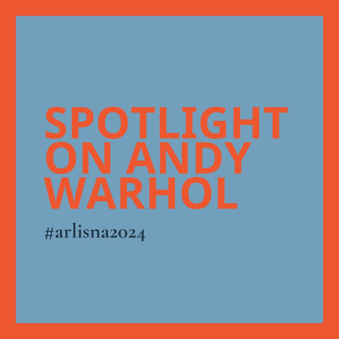 We're continuing our #arlisna2024 highlights w/ SPOTLIGHT ON ANDY WARHOL. This virtual panel will bring a slice of PGH to the folks streaming the conference or in the conference hotel’s dedicated streaming room. Register by March 1 for the early bird rate linktr.ee/arlisna