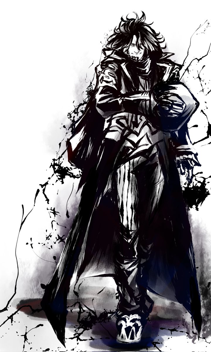 たまには墨絵風に