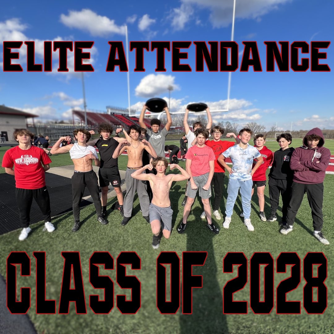 ELITE of the Week & ELITE ATTENDANCE by our incoming Freshman! These guys LOVE the weight room! 

🗓️ Week 6

🦁🏈🤕🦅 💨🏃🏆

#BeElite #ChasingElite