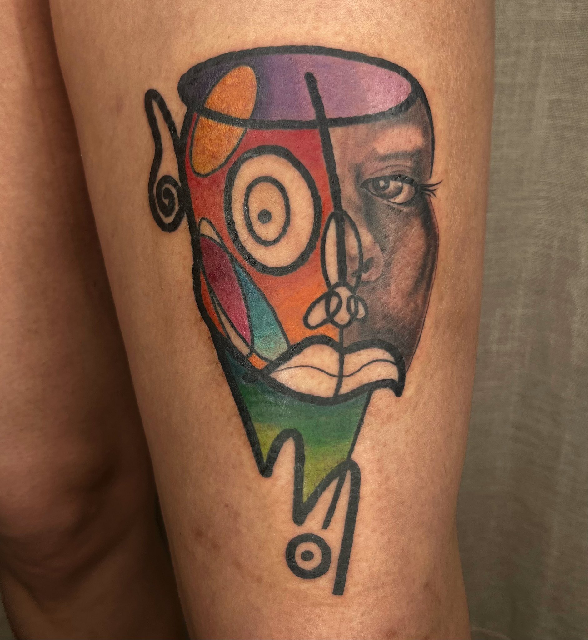 Picasso Cubism Tattoo Art By Mike Boyd 11