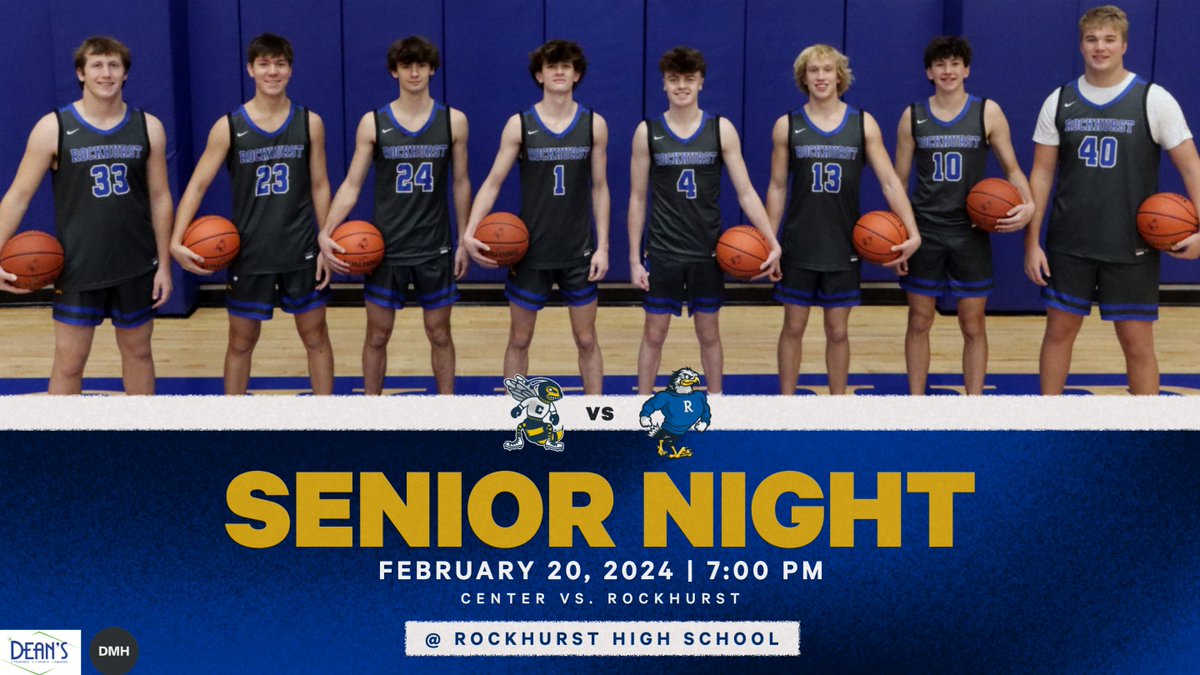 SENIOR NIGHT! It's the final regular season game for the Basketball Hawklets, and we will honor our 9 seniors (8 players & 1 manager) who have been pivotal to the program's success, including a 16-7 record so far this season. The ceremony will begin around 6:30 p.m. Rock State!