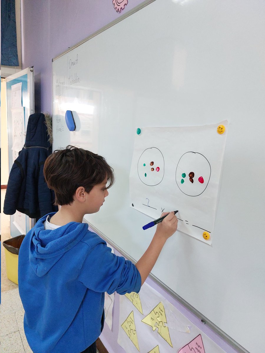 Developing a passion for learning #Multiplication #engaging_activity <a href="/FawziehHn/">fawziehhnaini</a> <a href="/MakAishaSchool/">MakAishaSchool</a>