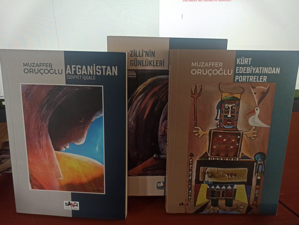 Değerli @muzo_orucoglu hocamın kitapları elime ulaştı. Her zamanki gibi güçlü analizler, incelemeler ve tasvirler göze çarpıyor. İlgisi için sevgili @AyhanOrucoglu dostuma da teşekkürler...