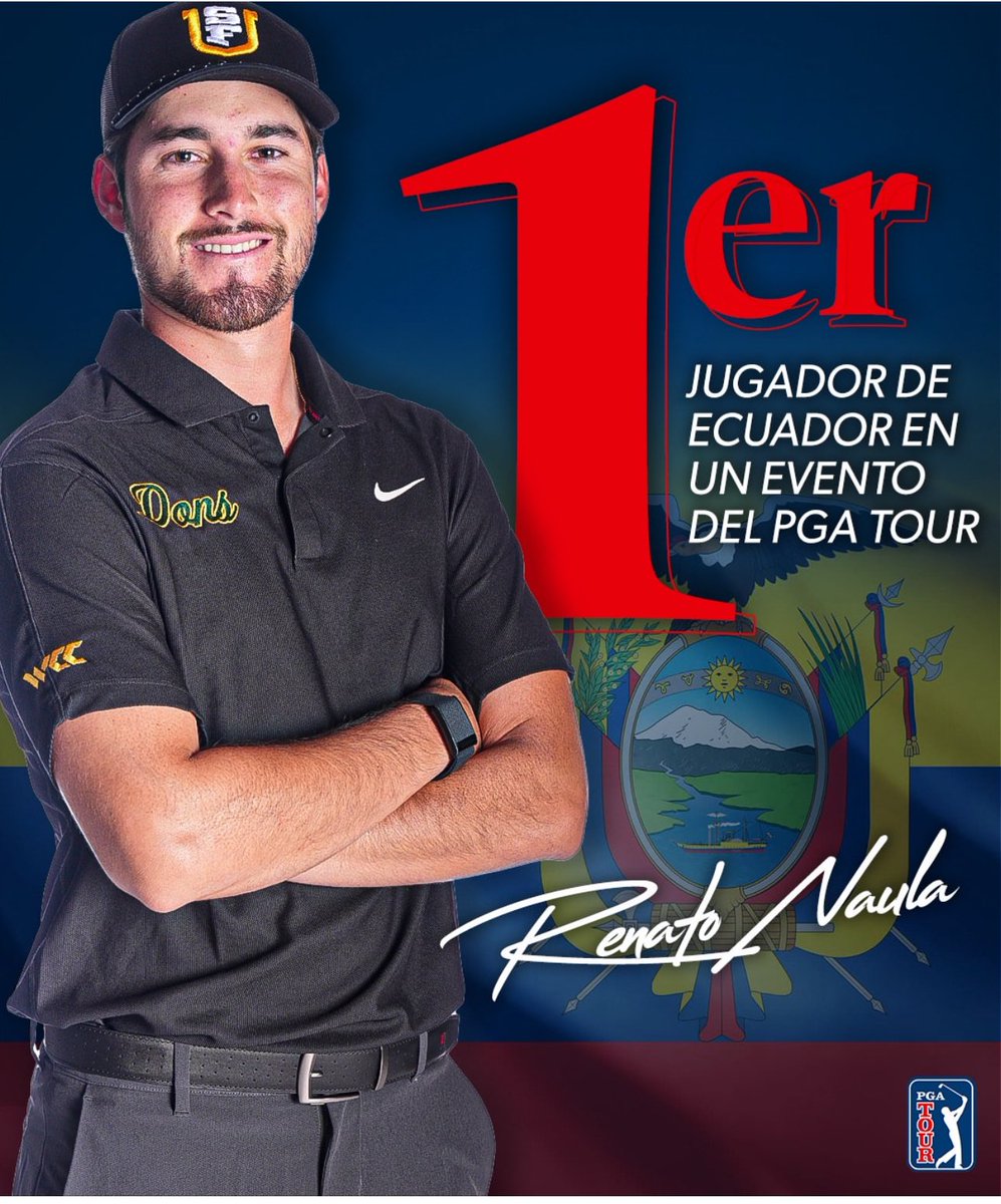 El golfista ecuatoriano Renato Naula, se prepara para ser el primer ecuatoriano en participar en torno del PGA tour. Lo hará en el México Open en Vidanta.