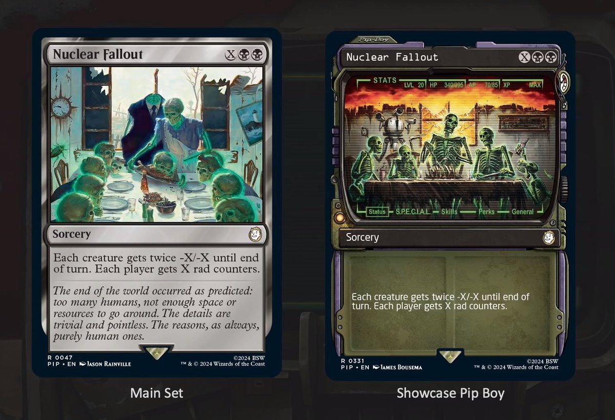 Nuclear Fallout brings 'rad counters,' which mill players and causes life loss! Hmm. #MTGxFallout #MTG #CMDR Nuclear Fallout brings 'rad counters,' which mill players and causes life loss! Hmm. #MTGxFallout #MTG #CMDR