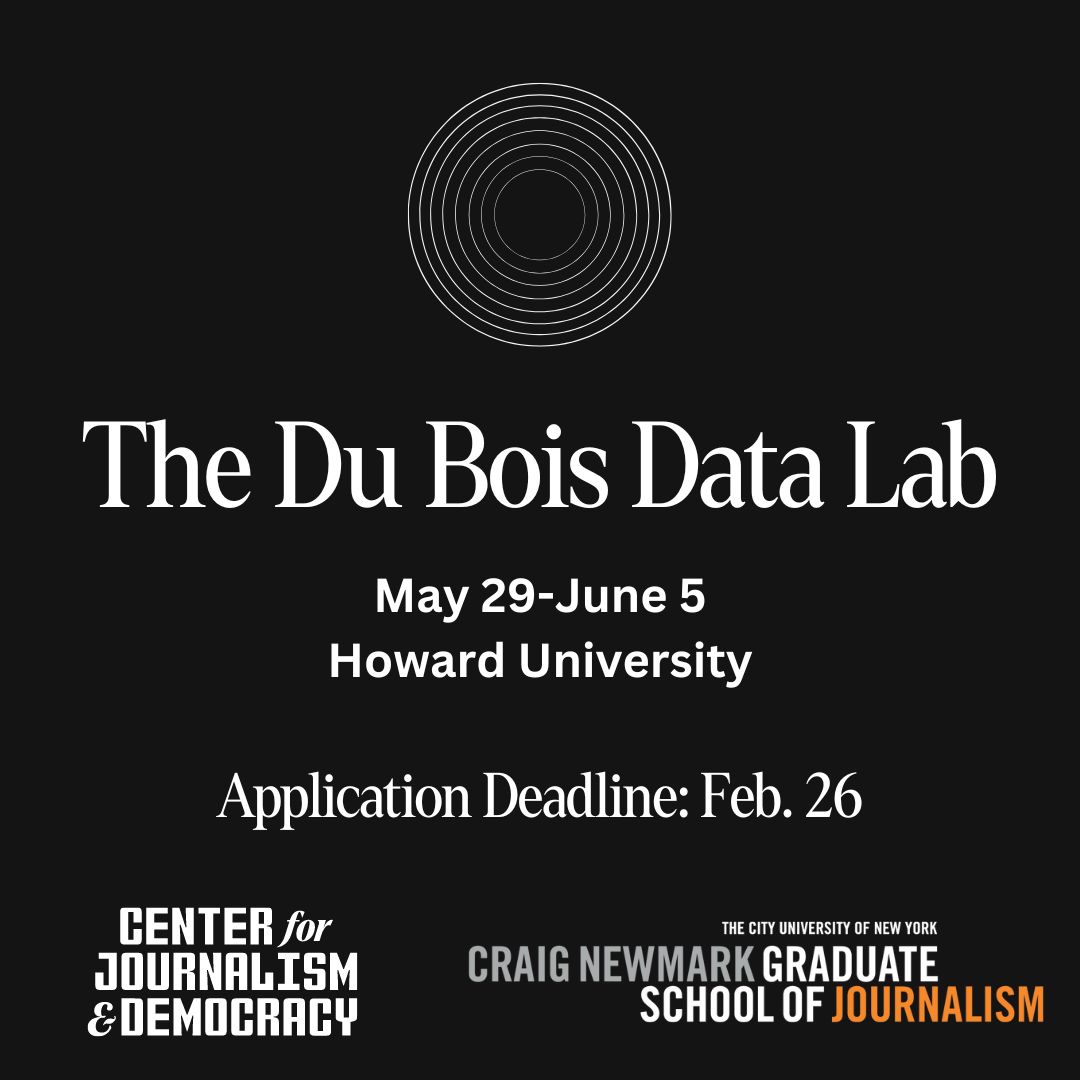 Students! There are six days left to apply for the Du Bois Data Lab: bit.ly/DuBoisDataLab