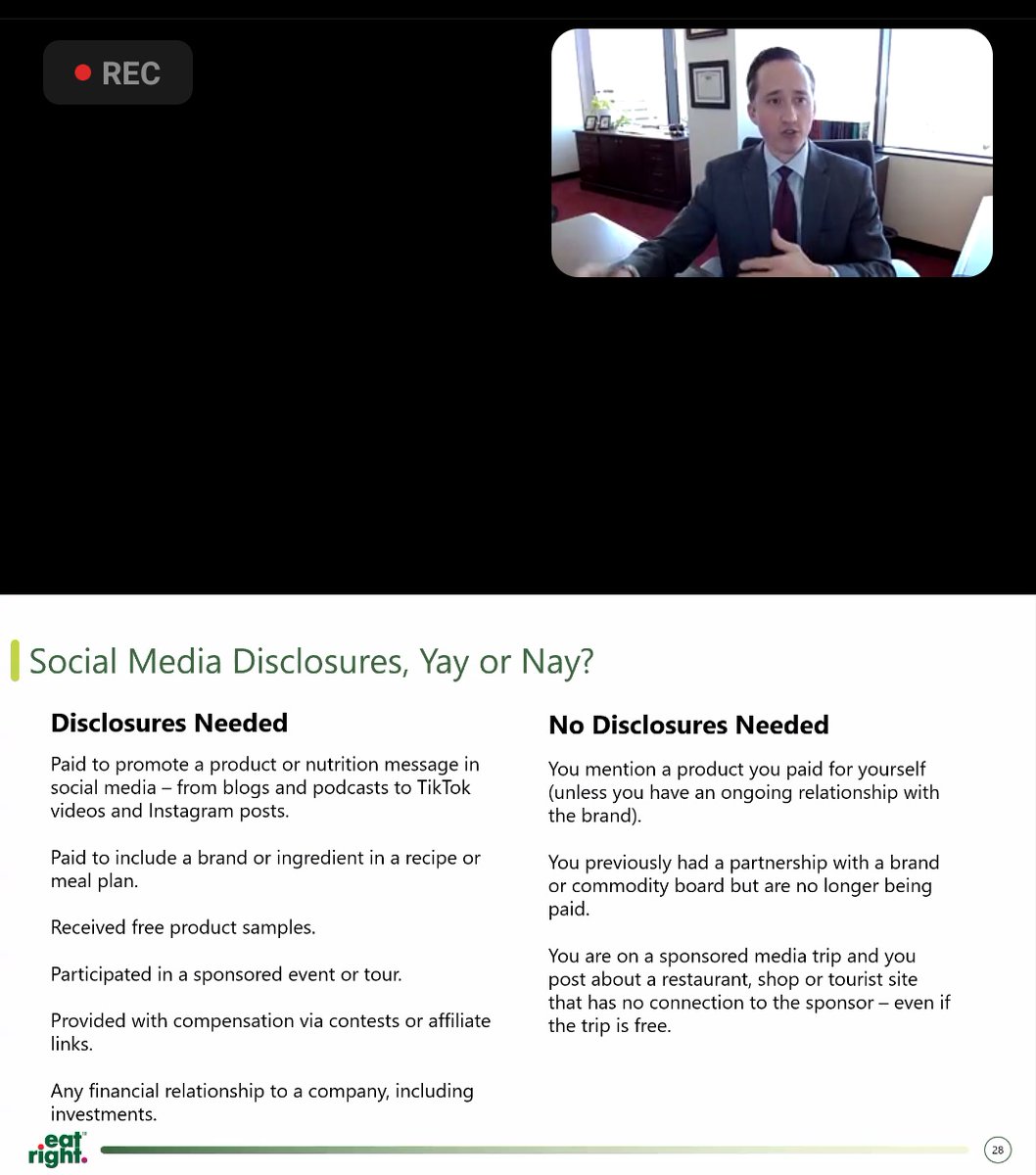 AprilHackert's tweet photo. Decision tree about when to disclose a professional affiliation.
@eatrightPRO #neverstoplearning #RDN #foodexpert #ethics https://t.co/PkCnkfbejL