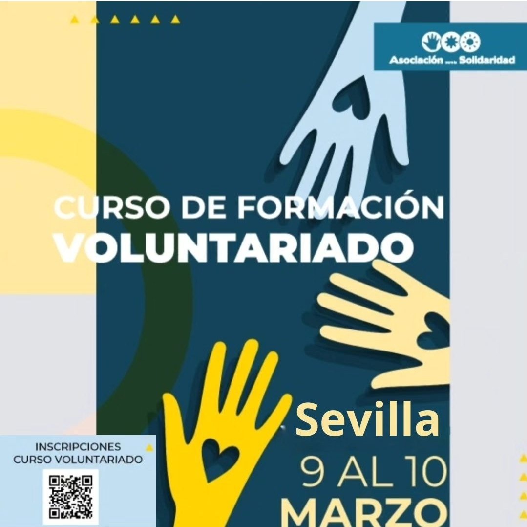 Ya está aquí nuestro curso de formación del voluntariado.           💒Sevilla  <a href="/redentoristasev/">Redentoristas Sevilla</a>  C/ Espinosa y Cárcel 23                        🗓 9 -10 Marzo                                         📱Puedes inscribirte al curso escaneando el código QR.
⏳¡Plazo inscripción 2/03!
