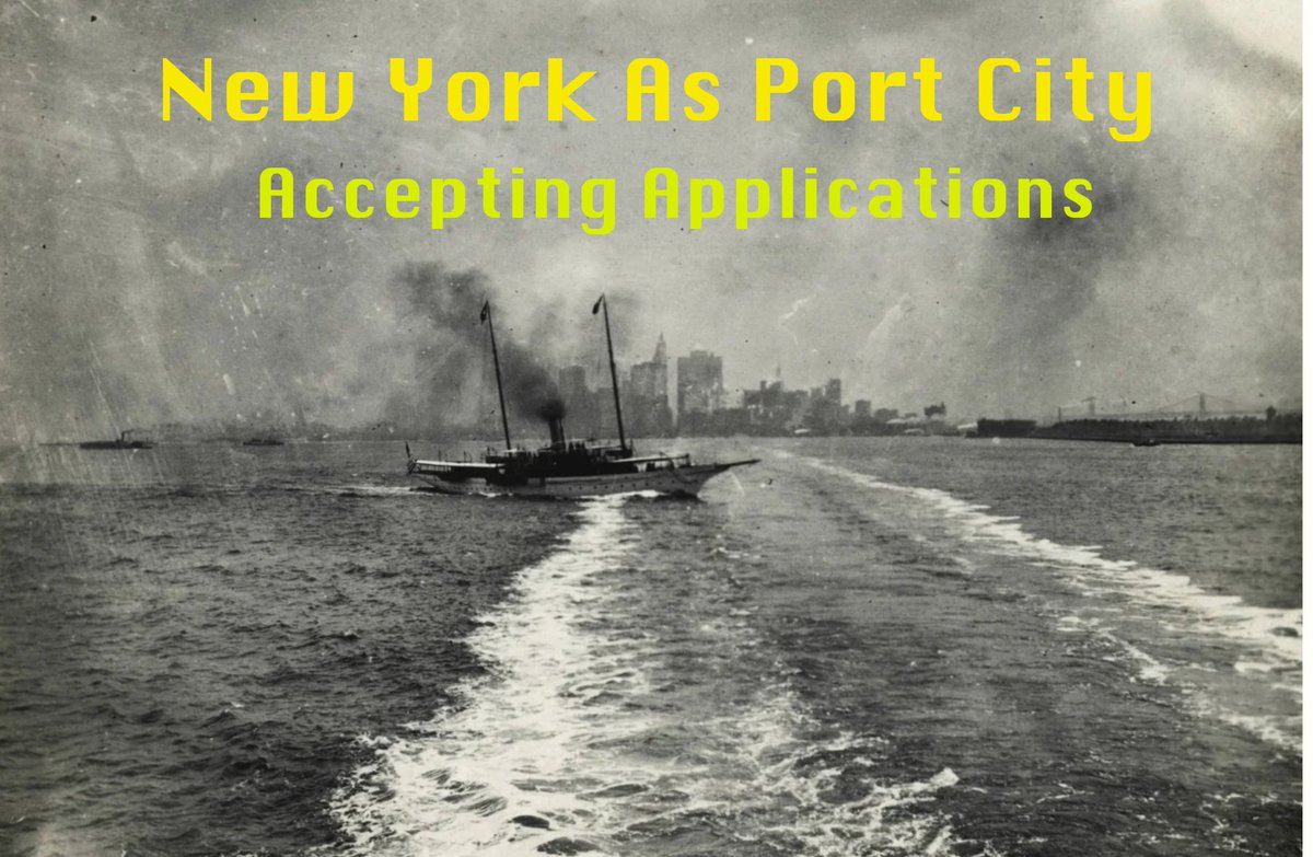 Calling all graduate students, faculty &amp; humanities professionals! Explore the history &amp; development of New York harbor during a weeklong workshop with visiting scholars &amp; waterfront/port tours

Apply by March 5th --> t.ly/CyHsS 
Made possible by <a href="/NEHgov/">National Endowment for the Humanities</a>