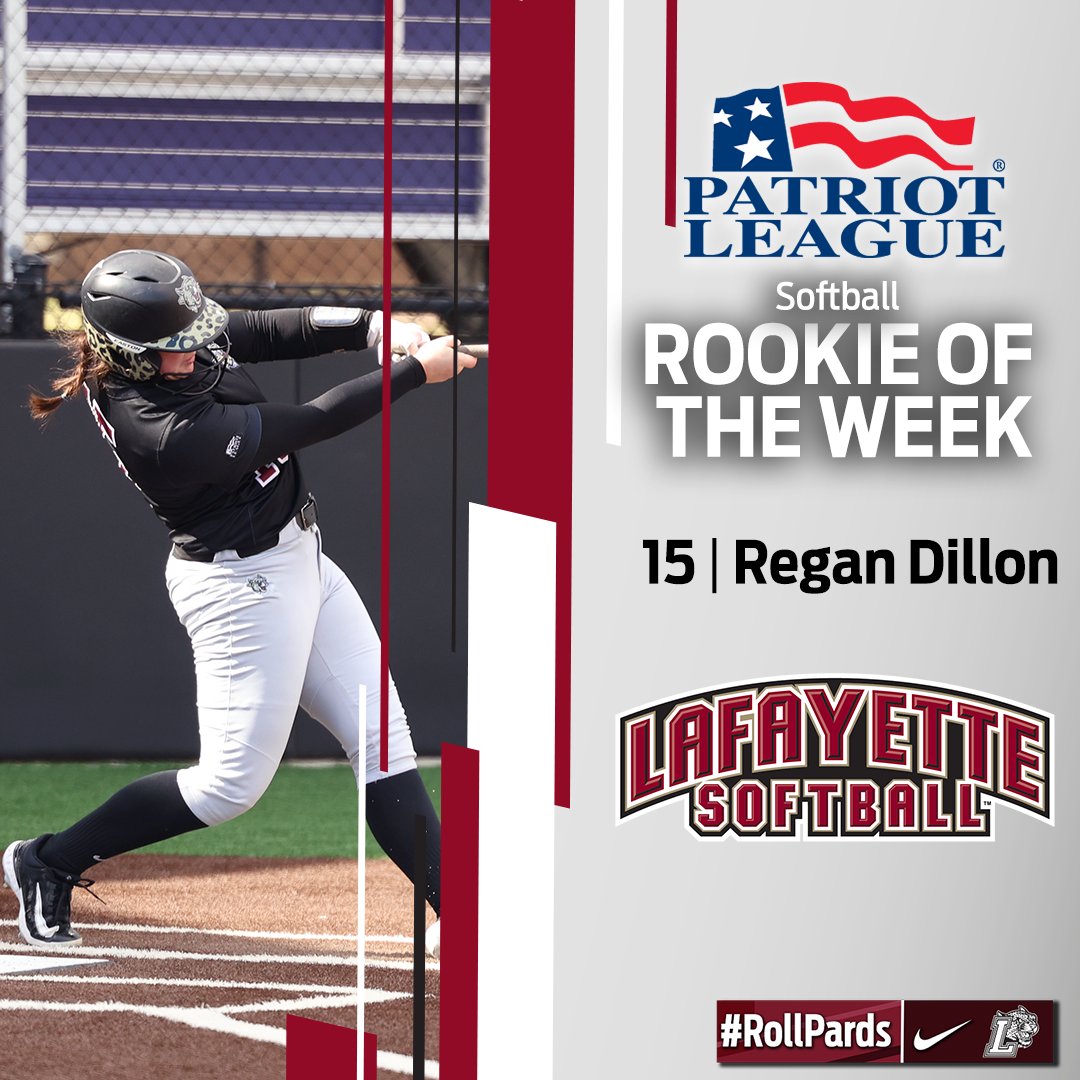 Heck of a start for @ReganDillon_11, the Patriot League Softball Rookie of the Week!! tinyurl.com/2czaqvjs #RollPards