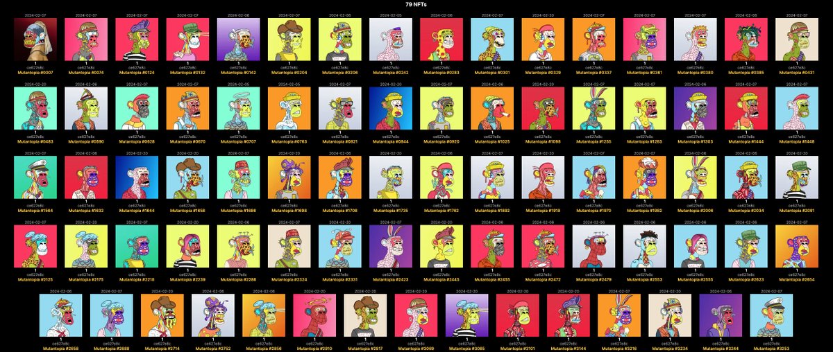 MY APE ARMY 🦧🦧🦧🦧🦧🦧🦧🦧🦧🦧🦧🦧🦧🦧🦧🦧🦧🦧🦧🦧🦧🦧🦧🦧🦧🦧🦧🦧🦧🦧🦧🦧🦧🦧🦧🦧🦧🦧🦧🦧🦧🦧🦧🦧🦧🦧🦧🦧🦧🦧🦧🦧🦧🦧🦧🦧🦧🦧🦧🦧🦧🦧🦧🦧🦧🦧🦧🦧🦧🦧🦧🦧🦧🦧🦧🦧🦧🦧🦧 yesss right, 79 pieces of MUTANTOPIA Collection including #mutolisa 

CLICK HARD:
jpg.store/collection/mut…