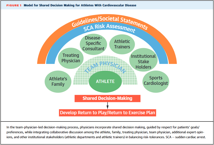 Shared decision making in return to play for athletes with cardiovascular disease is ethical, legal, and supported by many physicians across disciplines bit.ly/3wmiFil (1/2) #JACC #CVD #SportsCardio @mmartinezheart