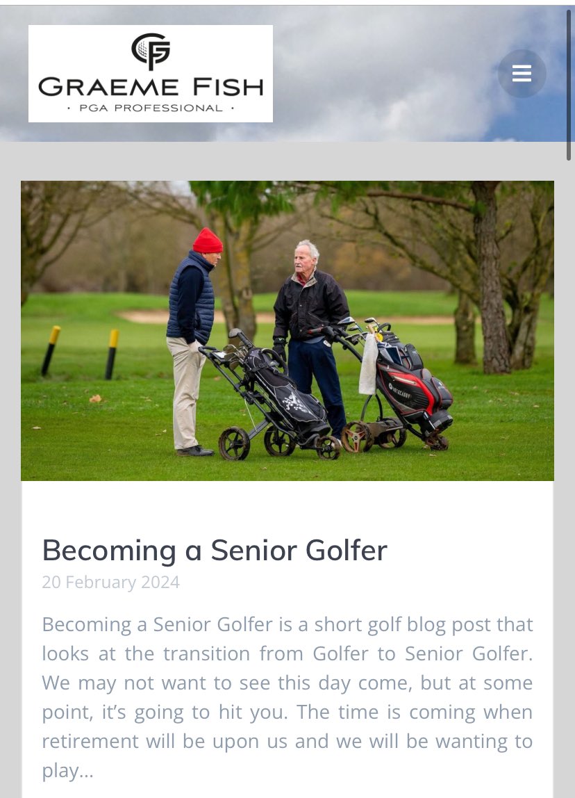 My latest golf blog post is now online! graemefish.com/becoming-a-sen… @golfingherald @fishypro @ThePGA #makinggolfhappen