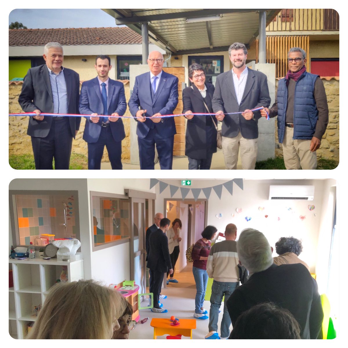 FitanPatrick's tweet photo. Inauguration de la crèche intercommunale à Plaisance. Grâce à la Communauté de Communes Bastides et Vallons du Gers et à la CAF, nous préparons l’avenir du territoire. ⁦@Prefet32⁩ ⁦@LeGers32⁩ ⁦@CDTLgers⁩ ⁦@GersTourisme⁩ ⁦@lejournaldugers⁩ https://t.co/cOsDC43p4c