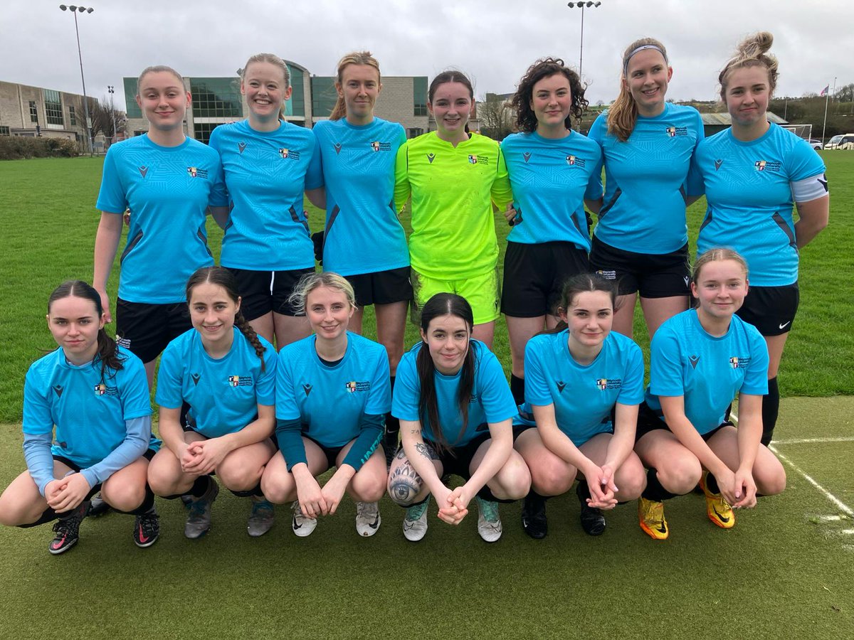 Munisoccerclub's tweet photo. Congratulations to both our women's Senior &amp; B team reaching the Kelly Cup Final and the Challenge Cup final today . 

Results 

Kelly Cup 
@ulsterunisoccer 1 @MUAFC_ 3
F Ryan ⚽️
O Fitzpatrick ⚽️
E Quinn ⚽️

Challenge Cup
@UCCWomensSoccer 1 @MUAFC_ 3
C Comnolly 
K Collins https://t.co/YT2mdUzFuK