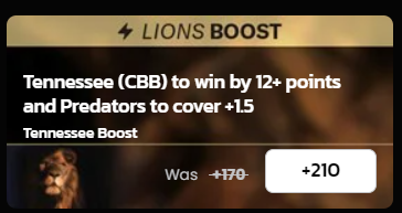 TheeDegenBoosts's tweet photo. BetMGM
Jalen Boost +190
-2.6%, 198 (33.6%)
TN -11.5 Preds +1.5 +210
+5.8%, 193 (34.1%) 0.69u
Makar-Pettersson 1+ +145
+0.6%, 143 (41.1%) 0.11u
MacK-Pan-Crosby-Hughes 1+ +225
-1%, 228 (30.5%) https://t.co/l2pKyMxz4b