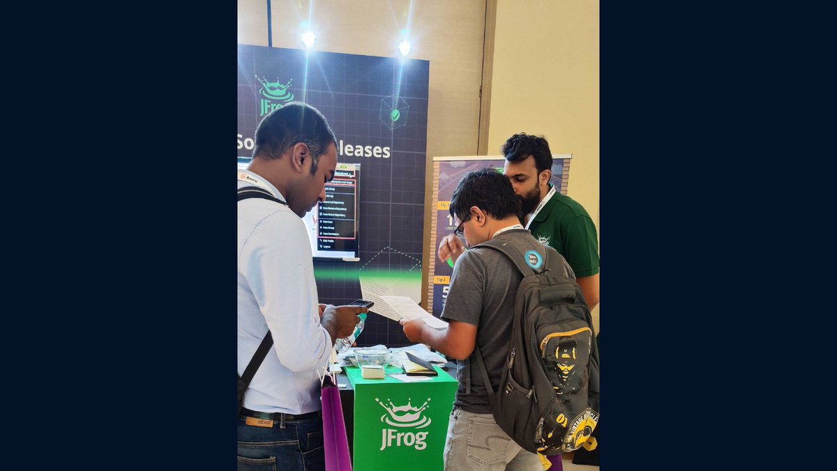 That's a wrap on India DevOps Show 2024 🎉
 
From meeting new friends and great customers to Prasanna's session and panel, the energy was electric!
 
If you missed us, let's book some time together: jfrog.co/4bNrsKD