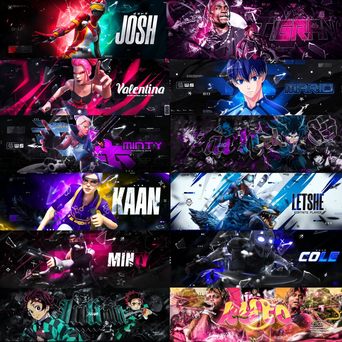 Making Free headers!          

Comment name &amp; theme / Like &amp; RT 🎁