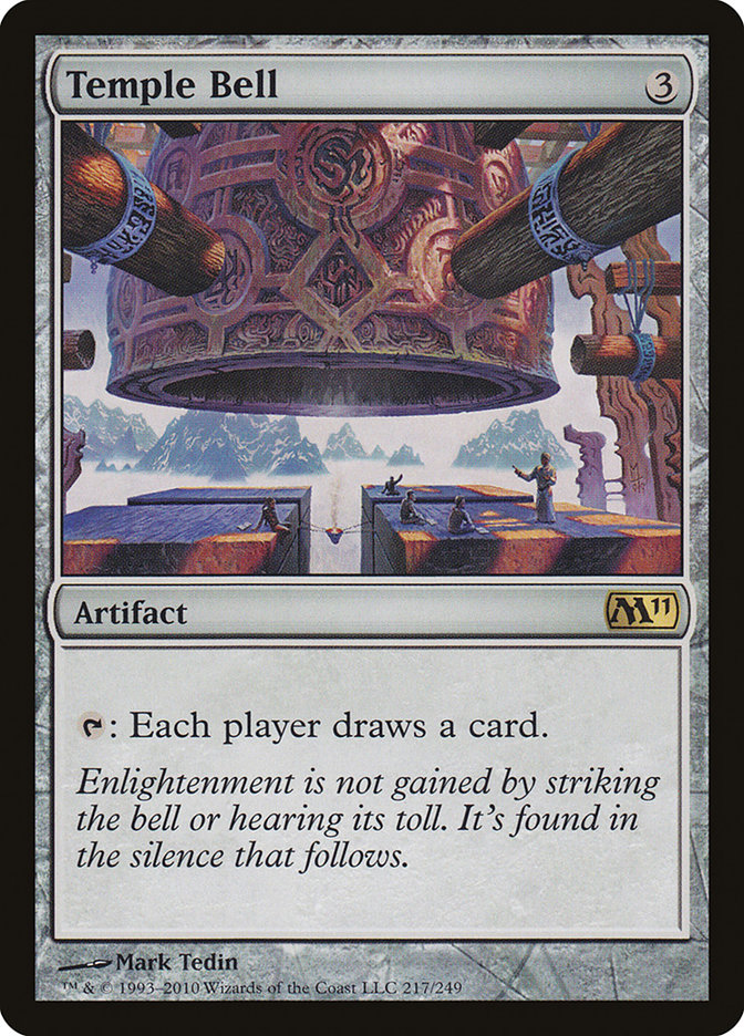 BNegatron's tweet photo. Do you ever think about this card? #MagicTheGathering #MTG #DailyCard #TempleBell #TacoBell #History #MitlaCafe #SanBernadino #California #MTGM11 #MTGLCC https://t.co/0vsa3NMO0Q