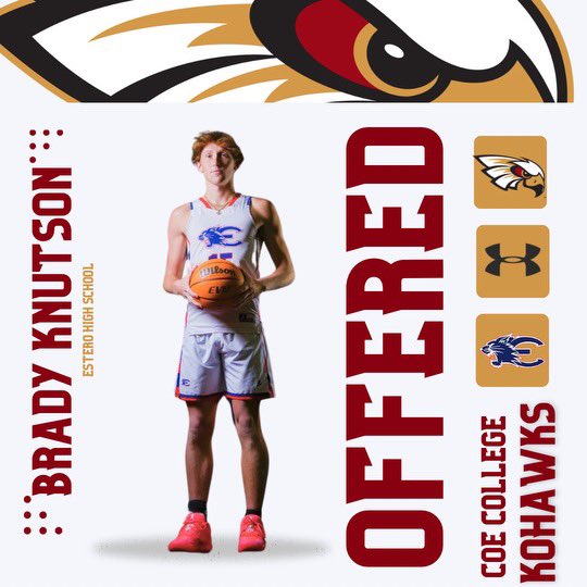 Brady knutson (@bradyknutson15) on Twitter photo After great conversation with <a href="/CoachPayan/">John Payan</a> I am blessed to receive and offer to Coe college <a href="/RealJeffDew/">Jeff Dew</a> <a href="/CoachWClark/">Coach William Clark</a> <a href="/EsteroWildcats/">EsteroHSAthletics</a> After great conversation with <a href="/CoachPayan/">John Payan</a> I am blessed to receive and offer to Coe college <a href="/RealJeffDew/">Jeff Dew</a> <a href="/CoachWClark/">Coach William Clark</a> <a href="/EsteroWildcats/">EsteroHSAthletics</a>