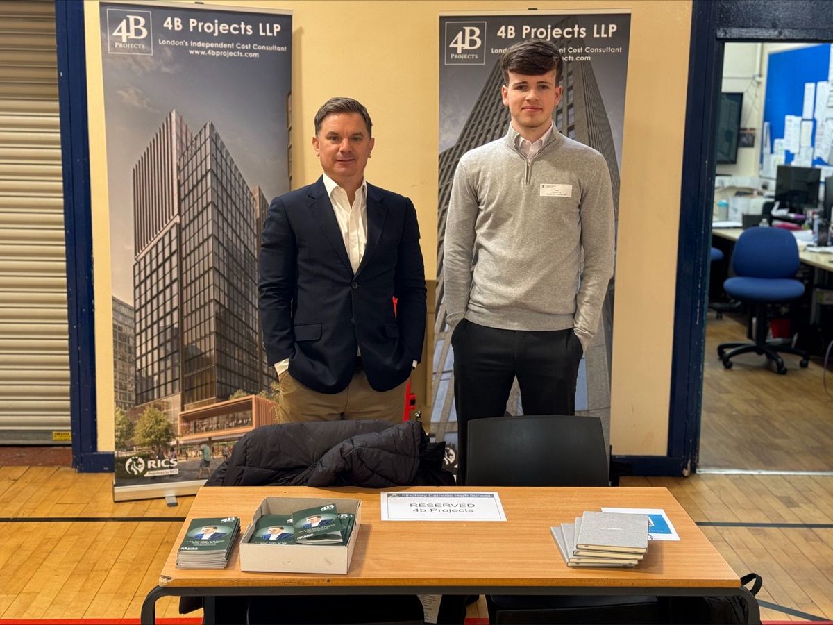 Promoting our industry and educating our youth is what we like to do. Nick Fenech and Dan Shaw attended the careers fair @fchslondon earlier today to showcase our industry worth. #CareerDevelopment #Construction #RICS  @RICSEngland @RICSnews