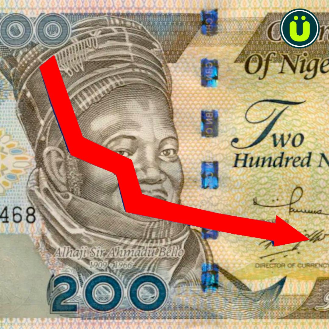 The Nigerian Naira has just hit an all-time low Now, ₦1 NGN is less than  0.07 cents USD