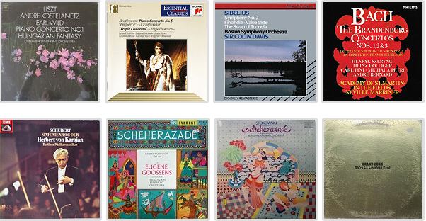More recent acquisitions #beethoven #ormandy #szell #liszt #bach #marriner #asmf #schubert #karajan #grandfunkrailroad #sibelius #goossens #stokowski