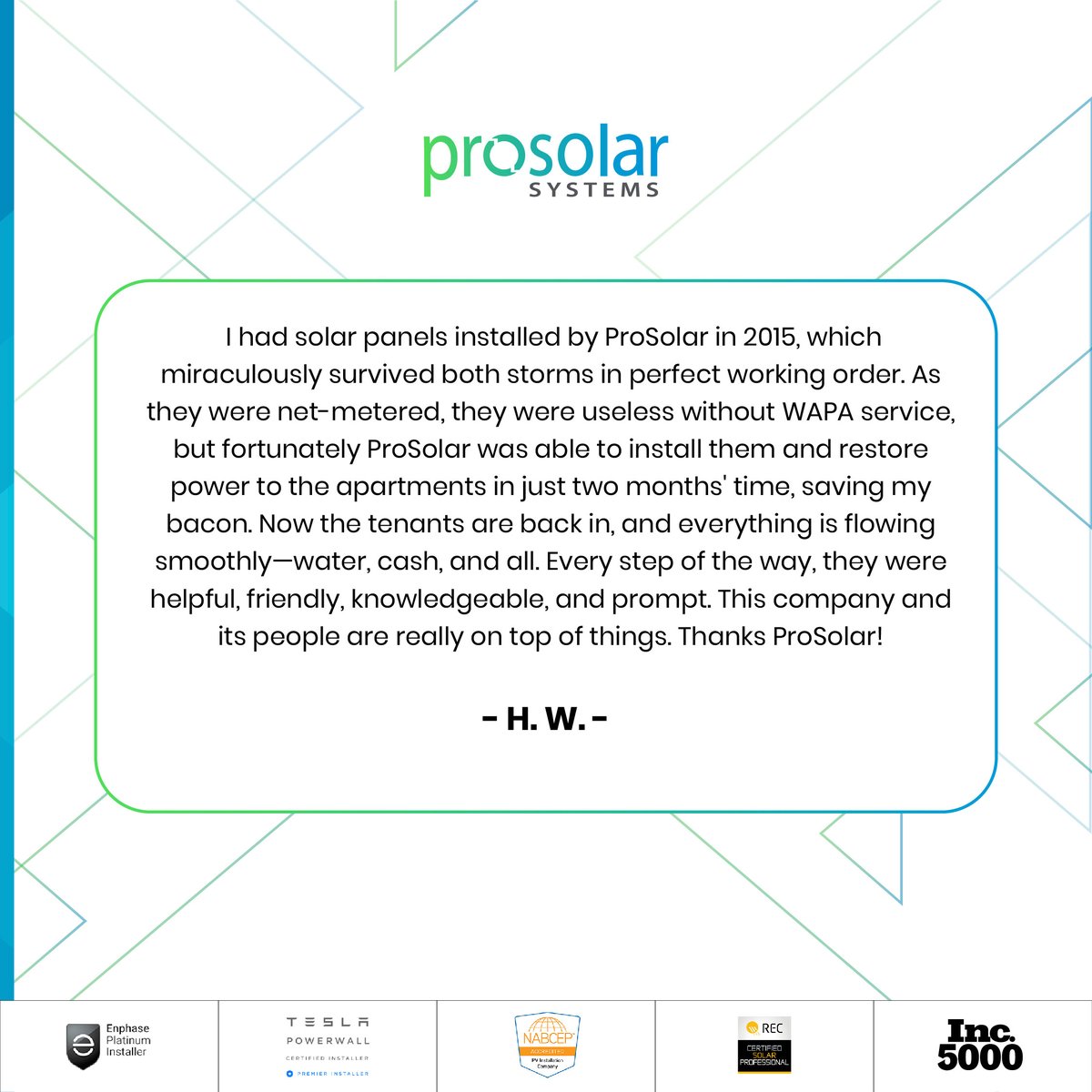 Storms can't shake our customers thanks to Tesla Powerwall. Say goodbye to power outages and hello to uninterrupted energy with #ProSolarCaribbean. 🌞🔋 

#EnergyIndependence #ProSolarTestimonial
#ProSolarPower #EnergyResilience