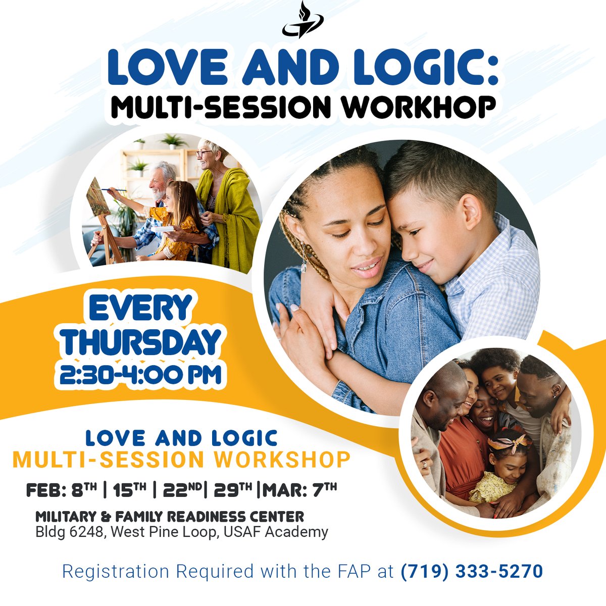 Join us for Love and Logic multI-session workshop at the M&FRC. Registration required.