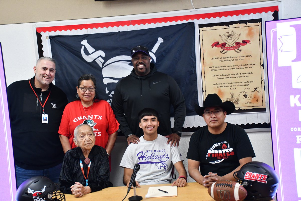 Steve Brown ๐๐ดโโ ๏ธ๐ช๐ผ (@ghscoachbrown) on Twitter photo IT'S OFFICIAL! Join us in Congratulating, Grants Pirate, Knight Long! Today he signed his National Letter of Intent to continue his education and Play Football at <a href="/NMHUFootball/">NMHU Football</a> ! @NMHUcoachrhud <a href="/nmpreps/">NMPreps</a> <a href="/PrepRedzoneNM/">Prep Redzone New Mexico</a> <a href="/grantshigh/">granthigh</a> IT'S OFFICIAL! Join us in Congratulating, Grants Pirate, Knight Long! Today he signed his National Letter of Intent to continue his education and Play Football at <a href="/NMHUFootball/">NMHU Football</a> ! @NMHUcoachrhud <a href="/nmpreps/">NMPreps</a> <a href="/PrepRedzoneNM/">Prep Redzone New Mexico</a> <a href="/grantshigh/">granthigh</a>