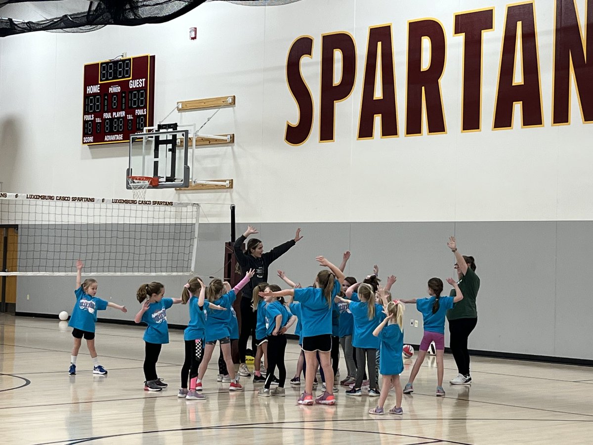 Frey777Jeff's tweet photo. This past Saturday was our 4th and last session of our 2024 Winter Clinics.  It was great to see all the young athletes in the gym over the last 6 weeks working hard and having fun playing volleyball. #WeAreSpartans https://t.co/iBpnlwV6SQ