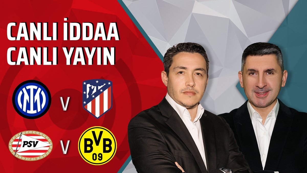 Yetkin Etkin ve Orkun Hınçer, 22.30 - 00.45 seansındaki maçları yorumluyor. @yetkinetkin11 @orkunhincer #NesineTV #UCL #ŞampiyonlarLigi #PremierLig #Canlı #İddaa 🚨 Canlı Yayını İzlemek İçin ⬇️ youtu.be/9pqcwHbZ0nA