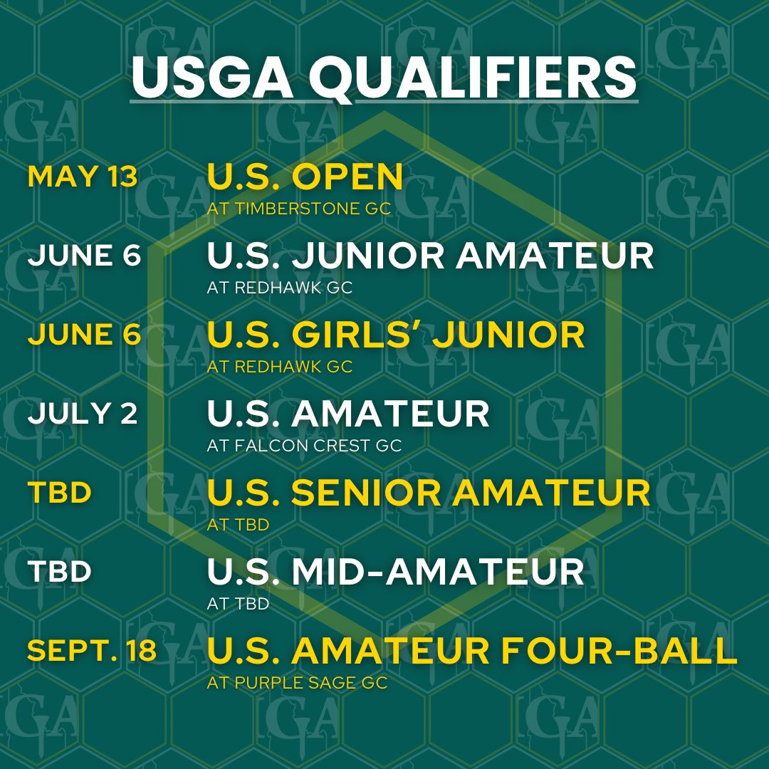 UPDATES to the 2024 @USGA Qualifier Schedule to be announced soon. #idahoga #idahogolf