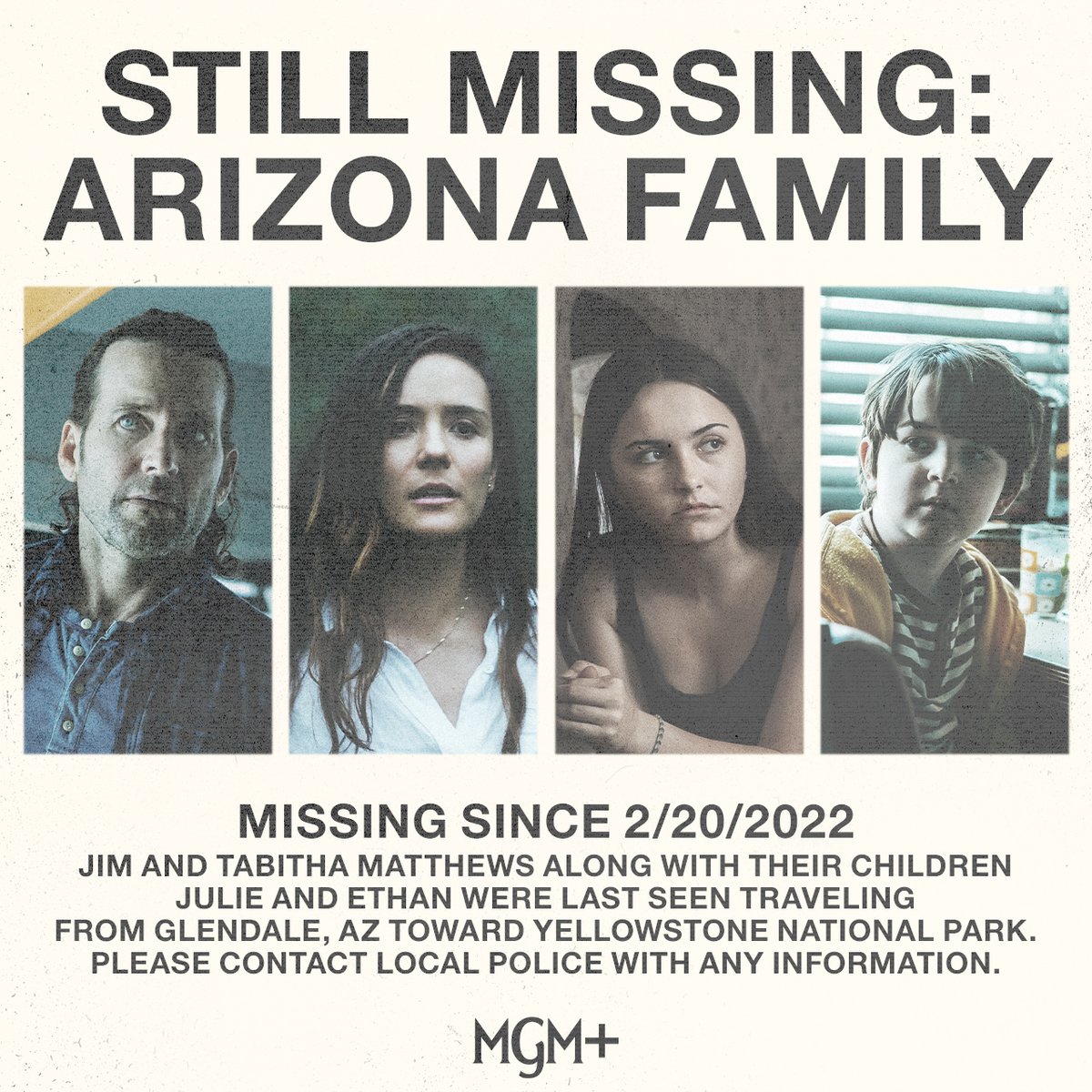 The Matthews family is still missing after 2 years... #FROM @FROMonMGM