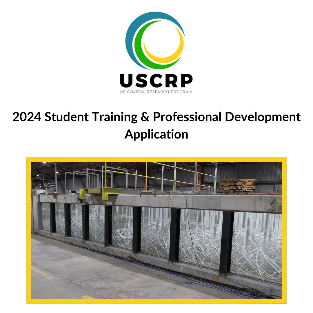 USCRP's tweet photo. Student Training &amp; Professional Development Application Now Open ⬇️

Gain hands-on experience &amp; knowledge in coastal laboratory research, expand career development, &amp; develop a better understanding of coastal career opportunities. 🔬

Learn more &amp; apply: https://t.co/yV7vemgo2f https://t.co/7w4hIb2Hzg