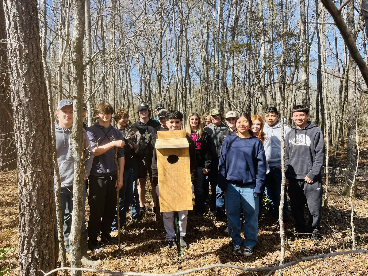 Blaire Goodale (@blaire_goodale) on Twitter photo <a href="/JCHSCougars/">Jesse C. Carson High School</a> Natural Resources 2 students collaborated with <a href="/CatawbaCollege/">Catawba College</a>’s Center for the Environment to install wood duck boxes on their ecological preserve. <a href="/RSS_CTE/">RSS CTE</a> <a href="/FFAJCHS/">JCHS FFA</a> <a href="/JCHSCougars/">Jesse C. Carson High School</a> Natural Resources 2 students collaborated with <a href="/CatawbaCollege/">Catawba College</a>’s Center for the Environment to install wood duck boxes on their ecological preserve. <a href="/RSS_CTE/">RSS CTE</a> <a href="/FFAJCHS/">JCHS FFA</a>