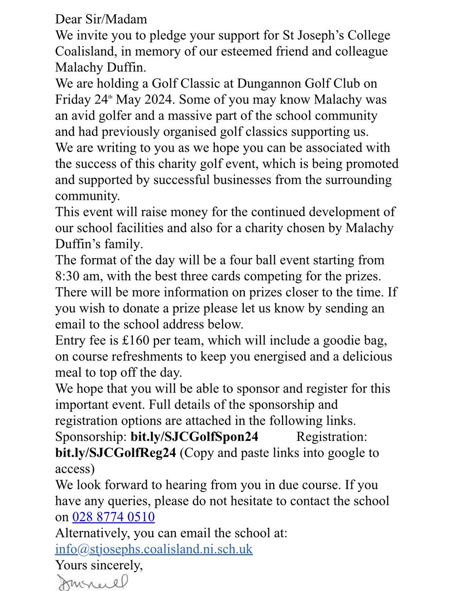 StJoesC's tweet photo. St. Joseph’s College Golf Day https://t.co/14grJKxjR3