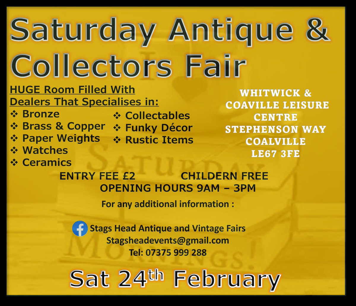 Next this Saturday @antiques_atlas